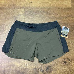 Womens Outdoor Research Olive Green Mountain Training Zendo Shorts Size 6